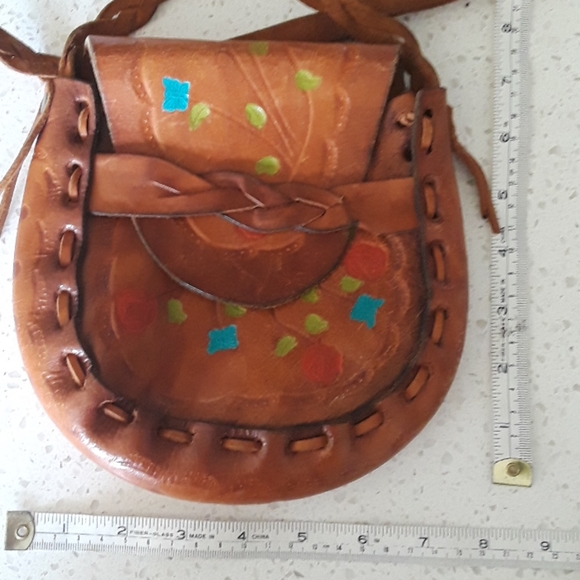 Vintage leather satchel - Picture 9 of 9